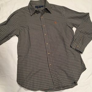 Ralph Lauren casual plaid button up shirt.